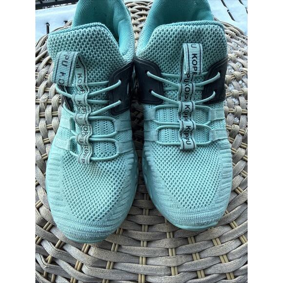 koppu Unisex Non-Slip 4.5 US Sneaker Little Big Kids Teal 36 EU 3.5 UK K004 - Picture 4 of 13